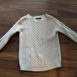 Cream sweater
